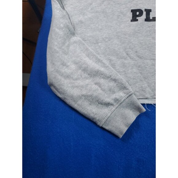 Playboy x Missguided Long Sleeve Cropped Sweater Gray Sweatshirt Women’s Size 8 - Picture 8 of 16